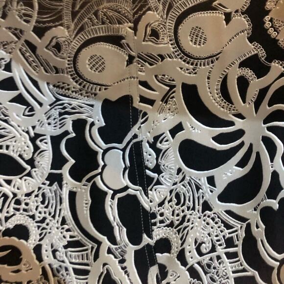 Kay Unger Silk A-Line Skirt Size 8 - Picture 4 of 7